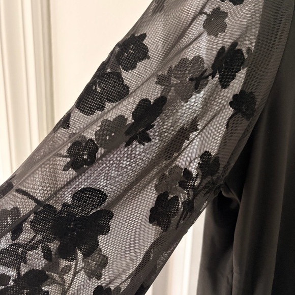 Anne Klein Black Long Sleeve Blouse Womens Size Large - Picture 5 of 11